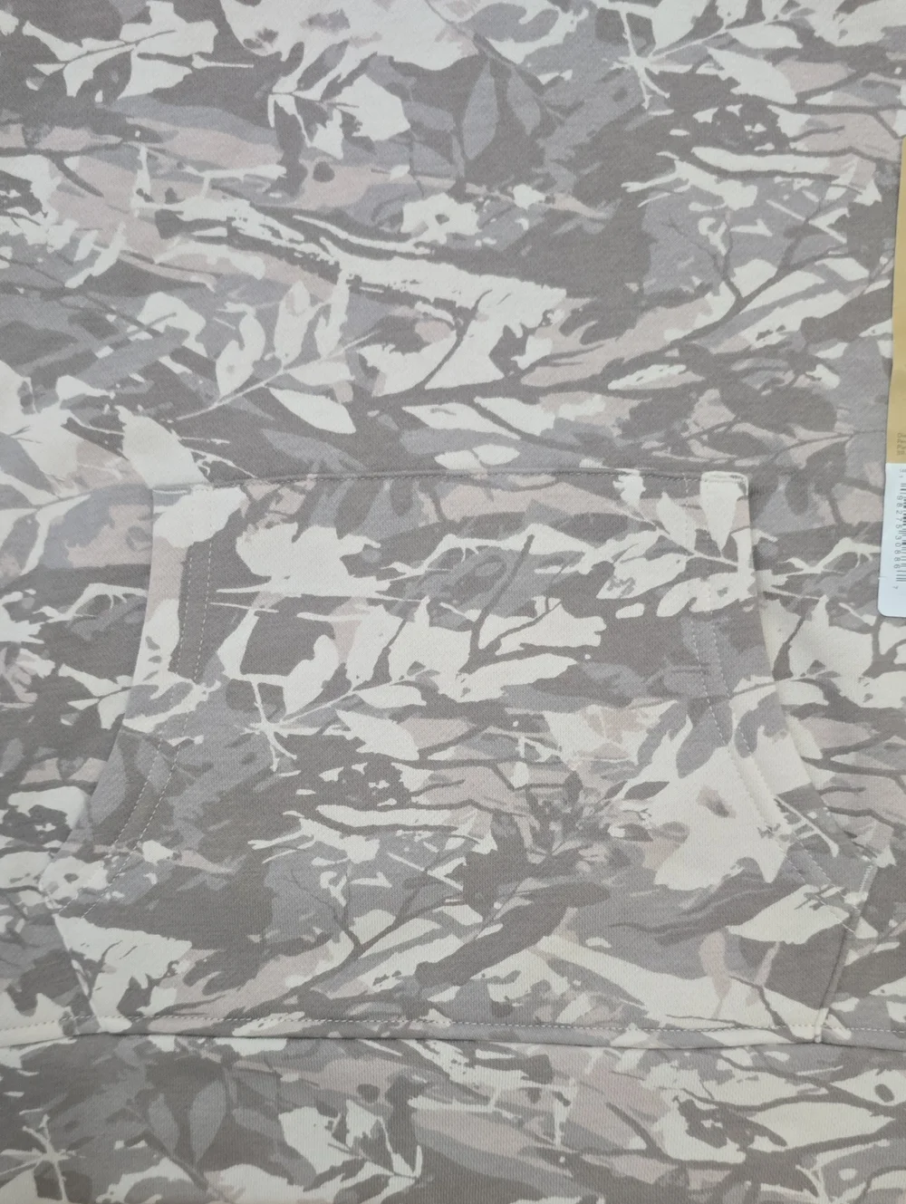 THEREABOUTS BRAND BOY'S TAN CAMO LONG SLEEVES PULLOVER FLEECE HOODIE SIZE XS 6/7